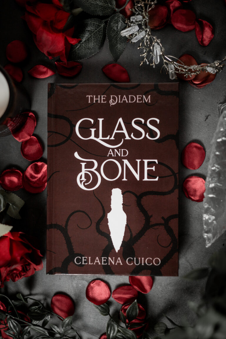 Glass and Bone - Celaena Cuico Book Cover Phorography