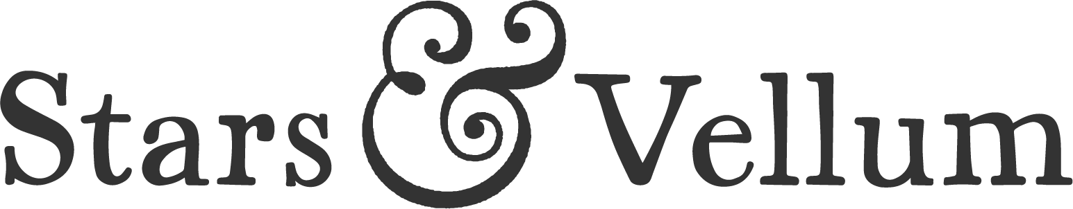 Stars and vellum logo